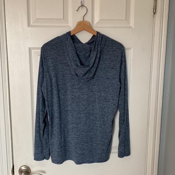 Nike Dri-fit hooded lightweight sweater - blue - size XL - Picture 2 of 5